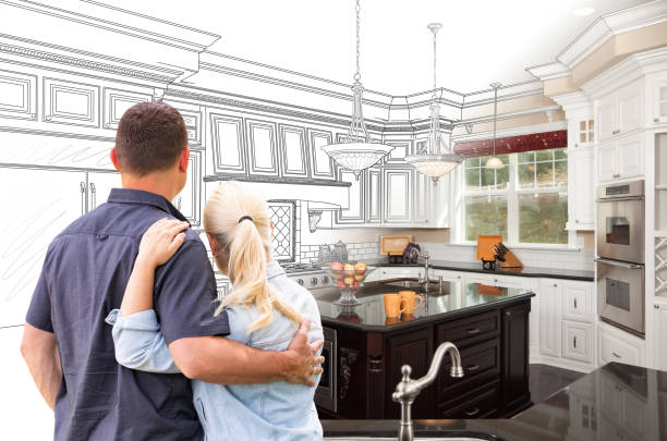 Professional Cabinet Installation technician working in High Bridge, NJ